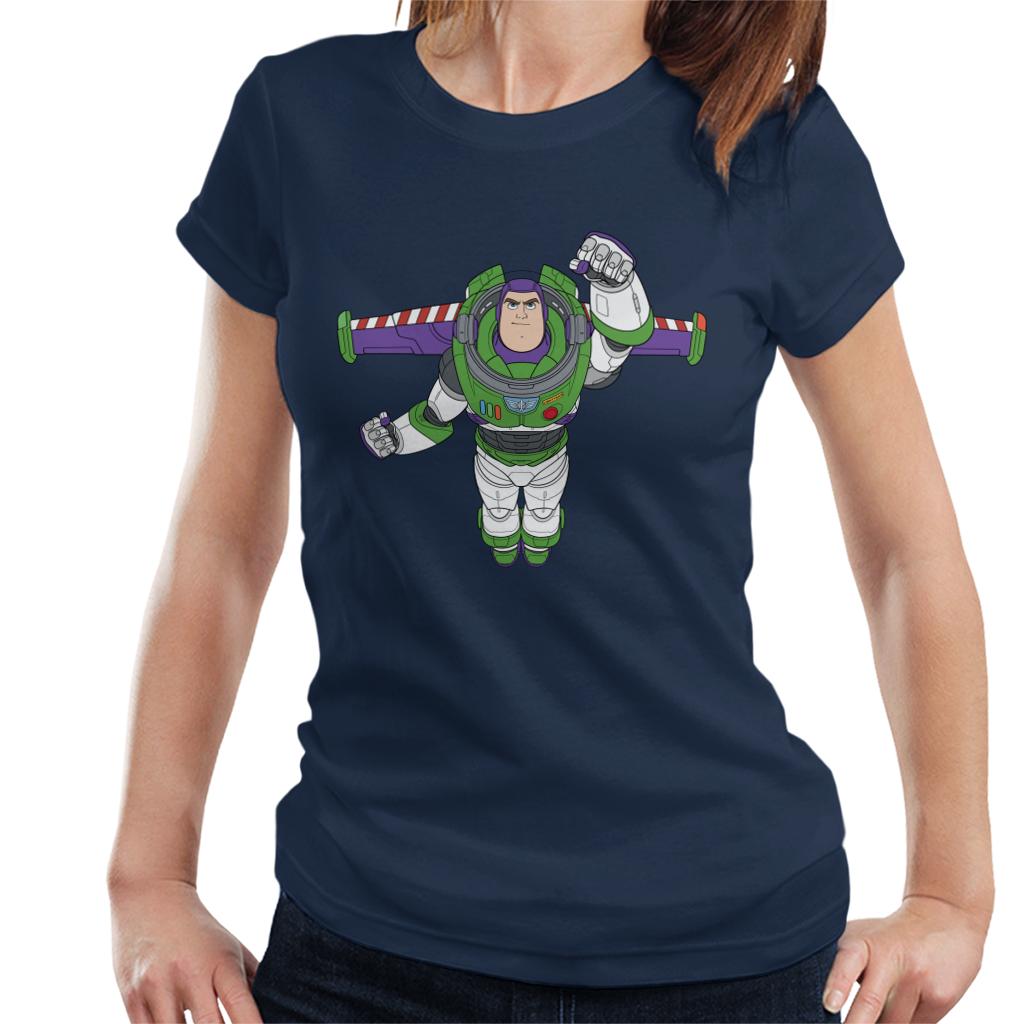 Disney Toy Story Buzz Lightyear Flight Pose Women's T-Shirt product image 4
