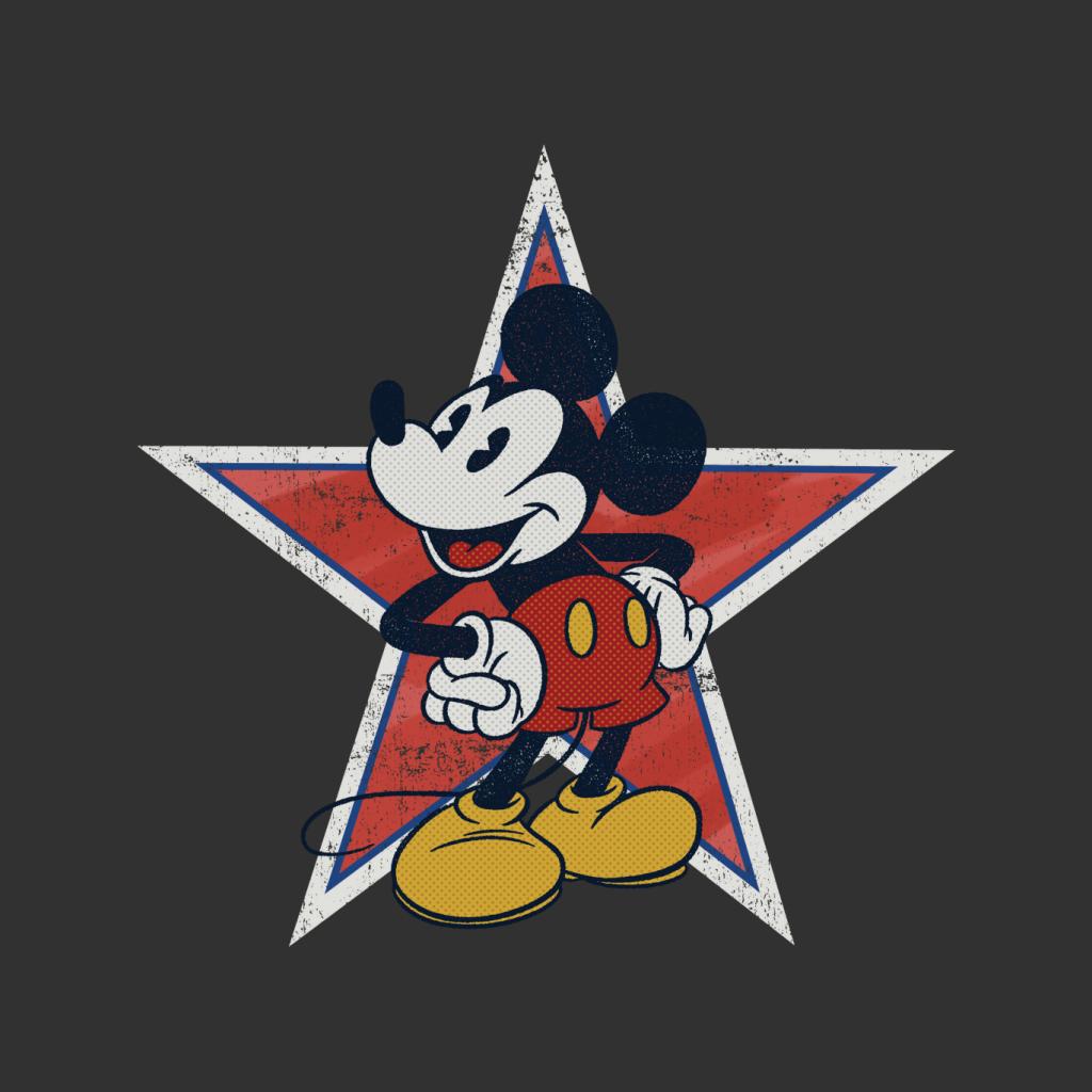 Disney Distressed Mickey Mouse Star Women's Hooded product image 2