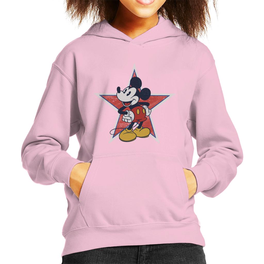 Disney Distressed Mickey Mouse Star Kid's Hooded Sweatshirt product image 6