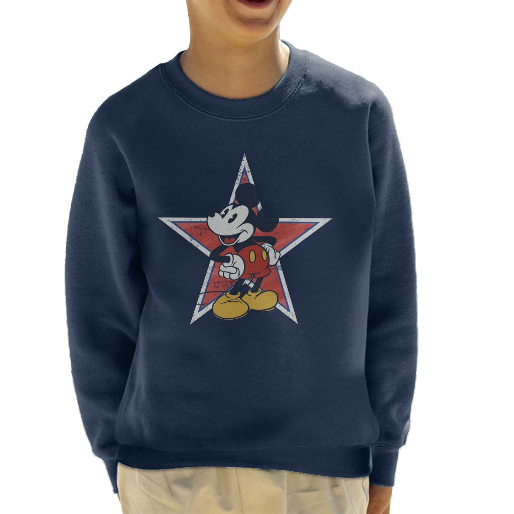 Disney Distressed Mickey Mouse Star Kid's Sweatshirt product image 4