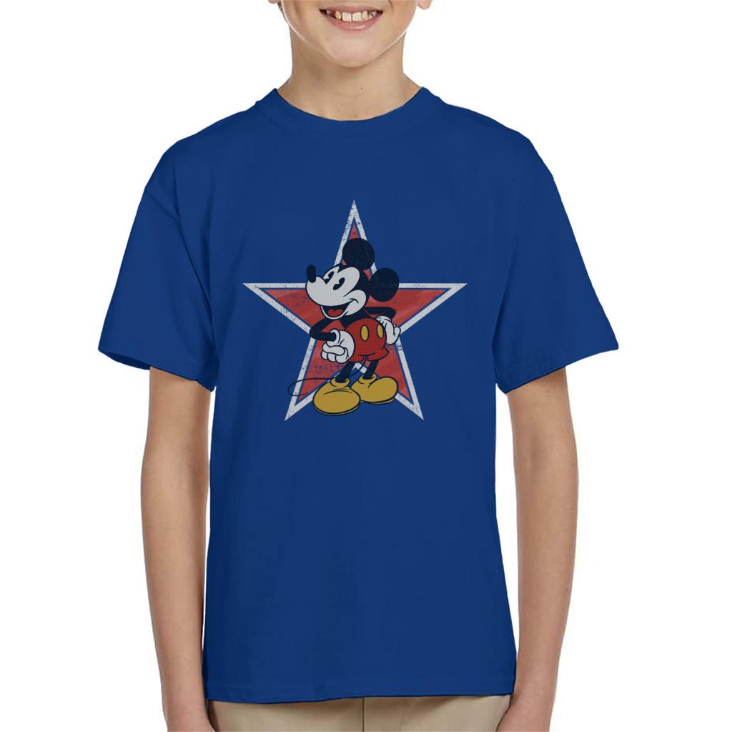 Disney Distressed Mickey Mouse Star Kid's T-Shirt product image 1