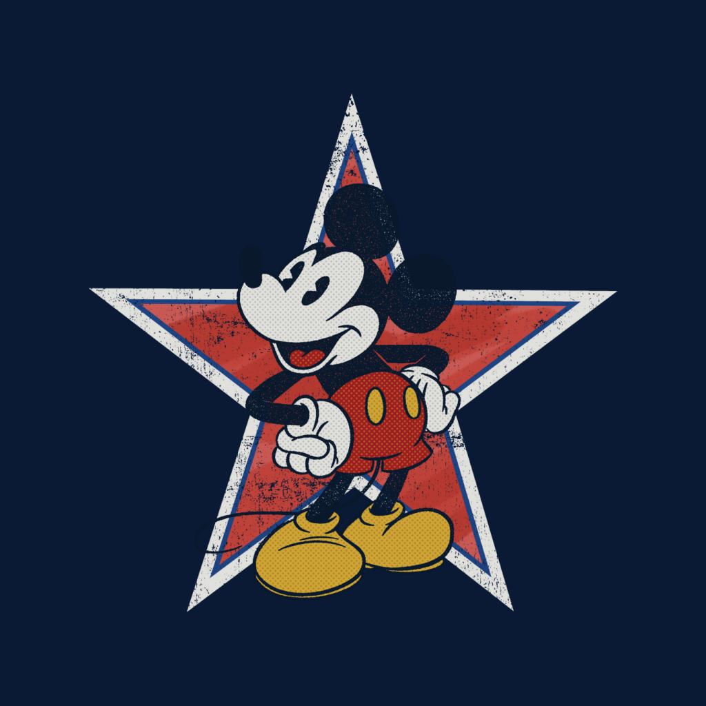 Disney Distressed Mickey Mouse Star Women's Hooded product image 5
