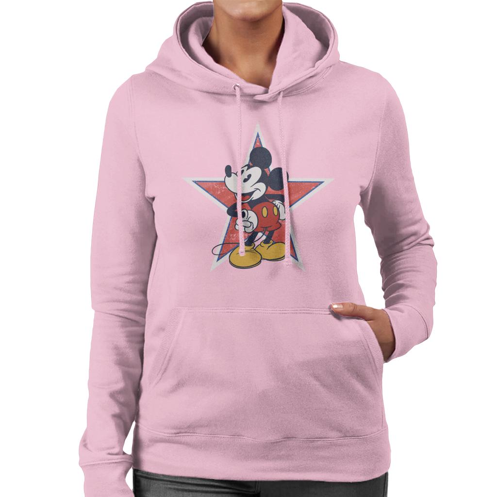 Disney Distressed Mickey Mouse Star Women's Hooded product image 6