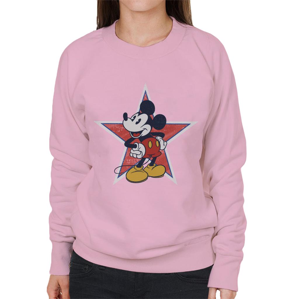 Disney Distressed Mickey Mouse Star Women's Sweatshirt product image 6