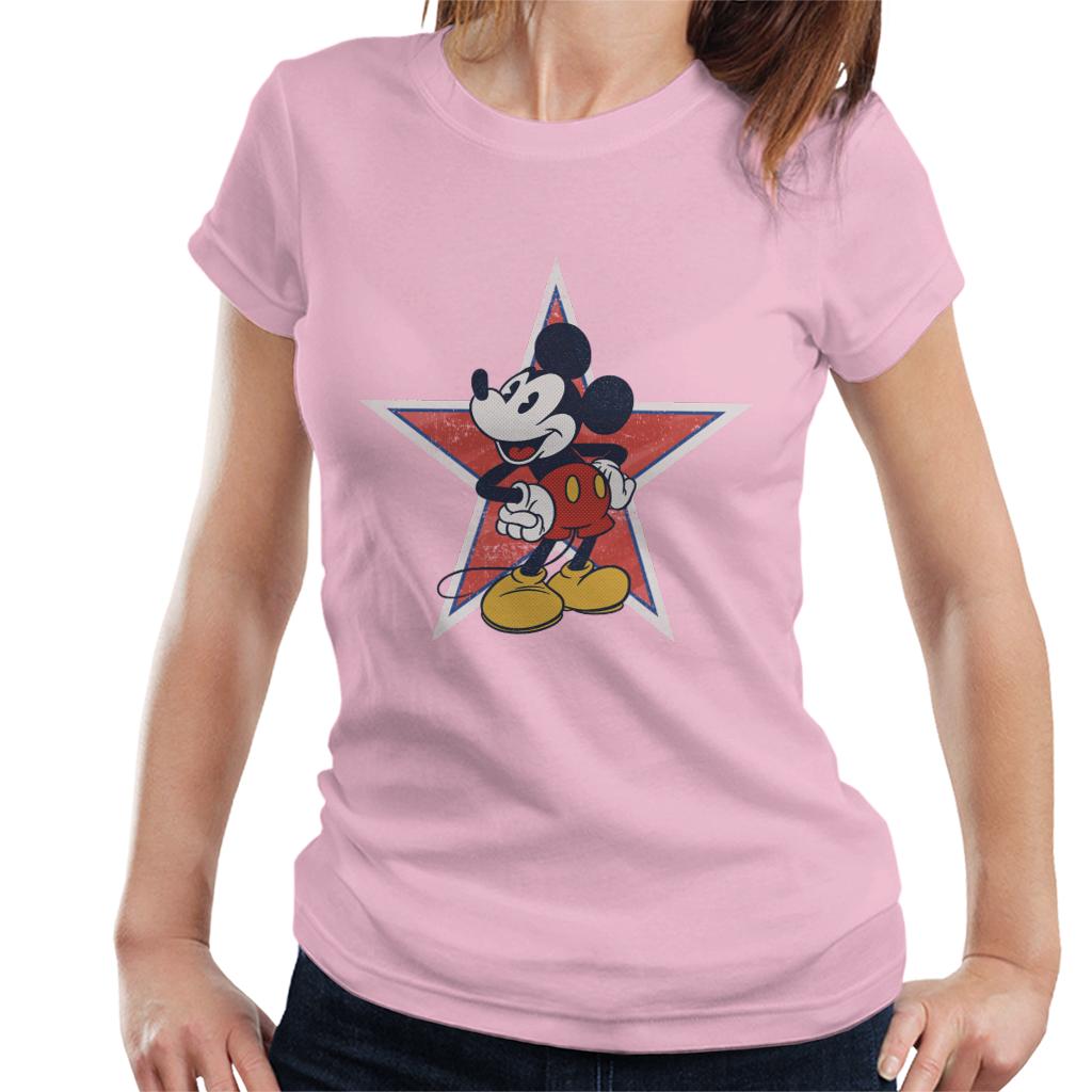 Disney Distressed Mickey Mouse Star Women's T-Shirt product image 6