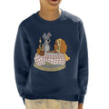 Disney Lady And The Tramp Spaghetti Scene Kid's Sweatshirt product image 1