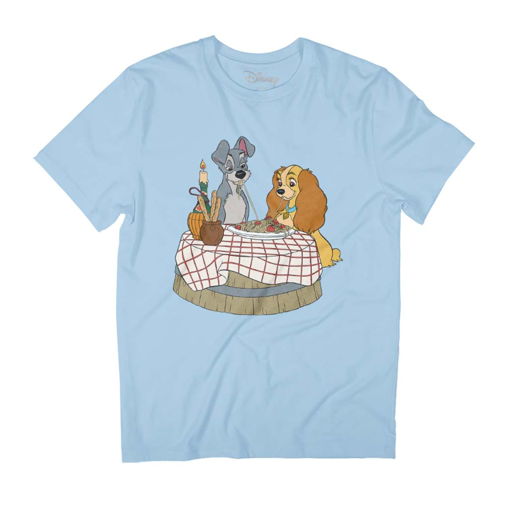 Disney Lady And The Tramp Spaghetti Scene Men's T-Shirt product image 1