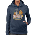 Disney Lady And The Tramp Spaghetti Scene Women's Hooded product image 1