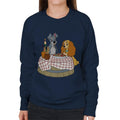 Disney Lady And The Tramp Spaghetti Scene Women's Sweatshirt product image 1