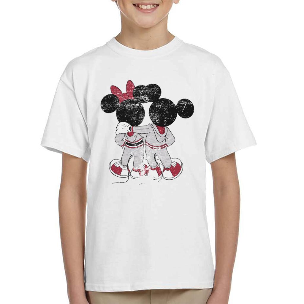 Disney Mickey And Minnie Mouse Together Distressed Back product image 1