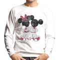 Disney Mickey And Minnie Mouse Together Distressed Back product image 1