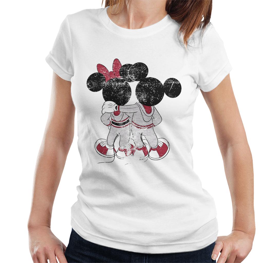 Disney Mickey And Minnie Mouse Together Distressed Back product image 1