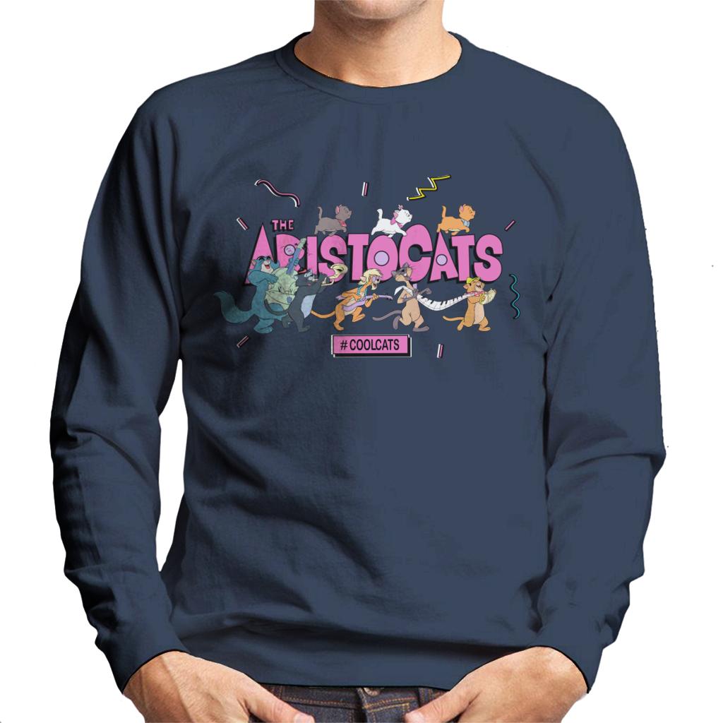Disney The Aristocats Hashtag Cool Cats Men's Sweatshirt product image 6