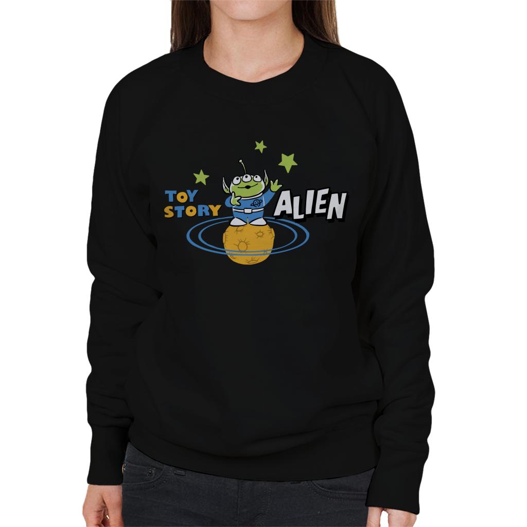 Disney Toy Story Pizza Planet Alien Women's Sweatshirt product image 1