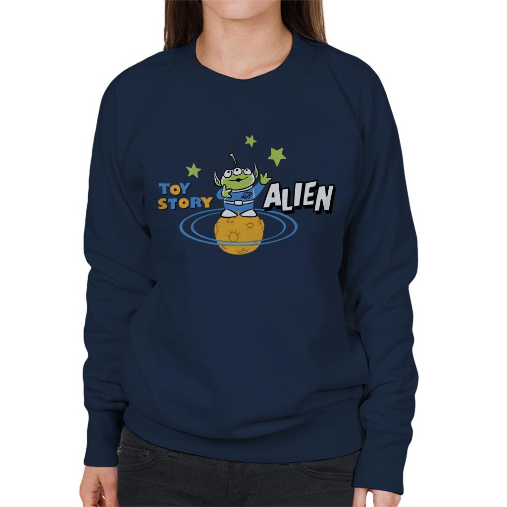 Disney Toy Story Pizza Planet Alien Women's Sweatshirt product image 4