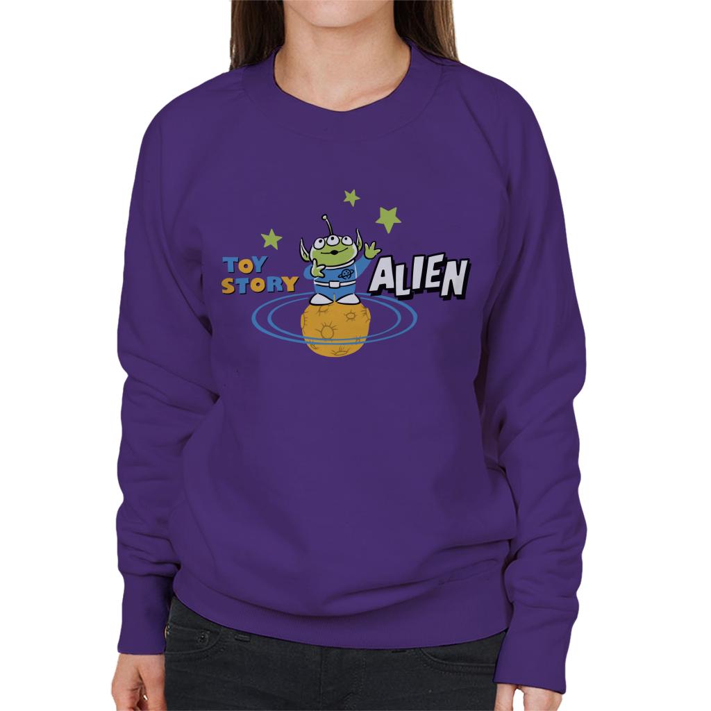 Disney Toy Story Pizza Planet Alien Women's Sweatshirt product image 6