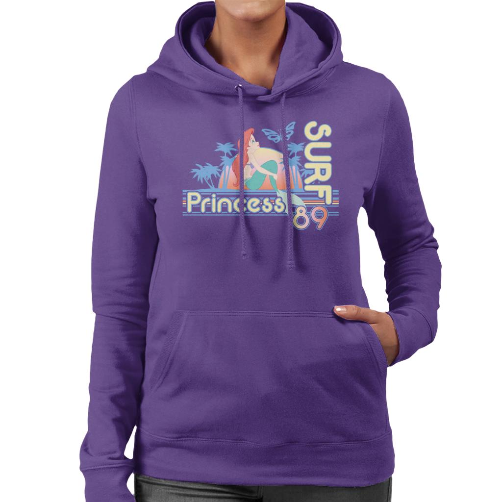 Disney Surf Princess 89 The Little Mermaid Women's Hooded product image 6