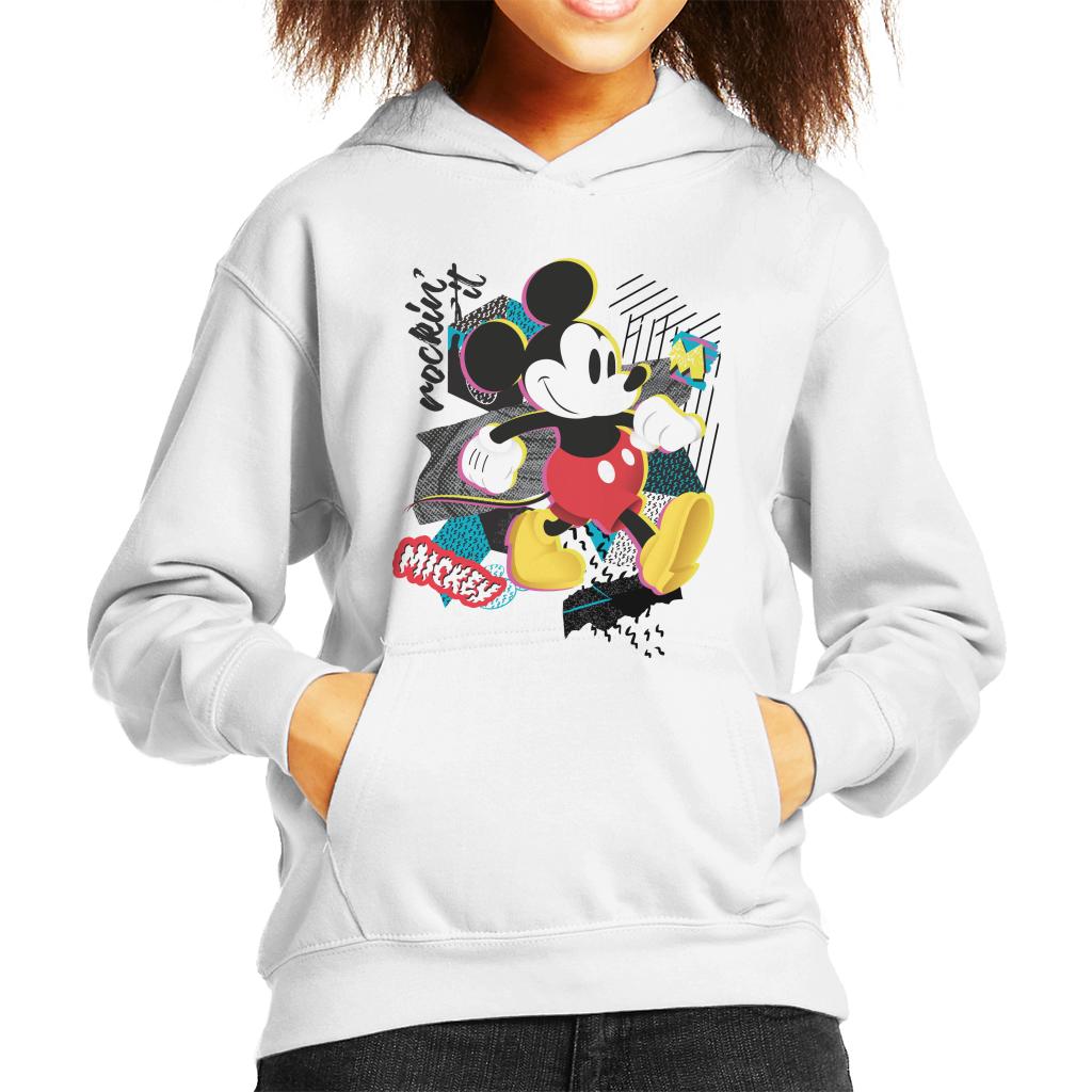 Disney Mickey Mouse Rockin It Retro Kid's Hooded Sweatshirt product image 4