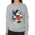 Disney Mickey Mouse Rockin It Retro Women's Sweatshirt product image 1