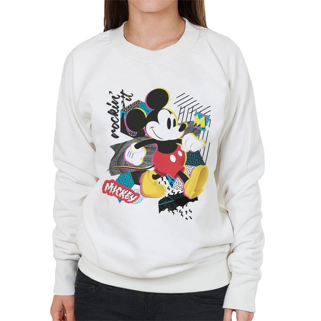 Disney Mickey Mouse Rockin It Retro Women's Sweatshirt product image 4
