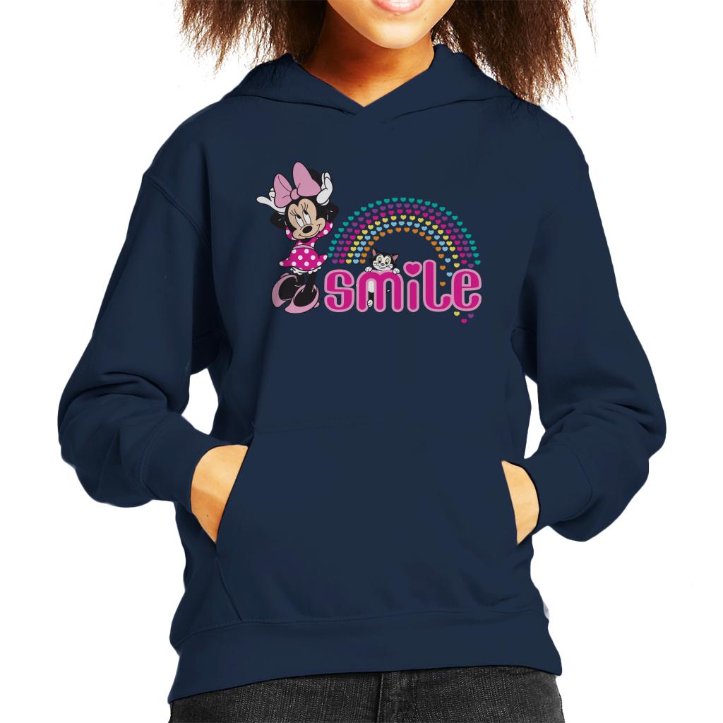 Disney Minnie Mouse And Figaro Smile Hearts Kid's Hooded product image 1