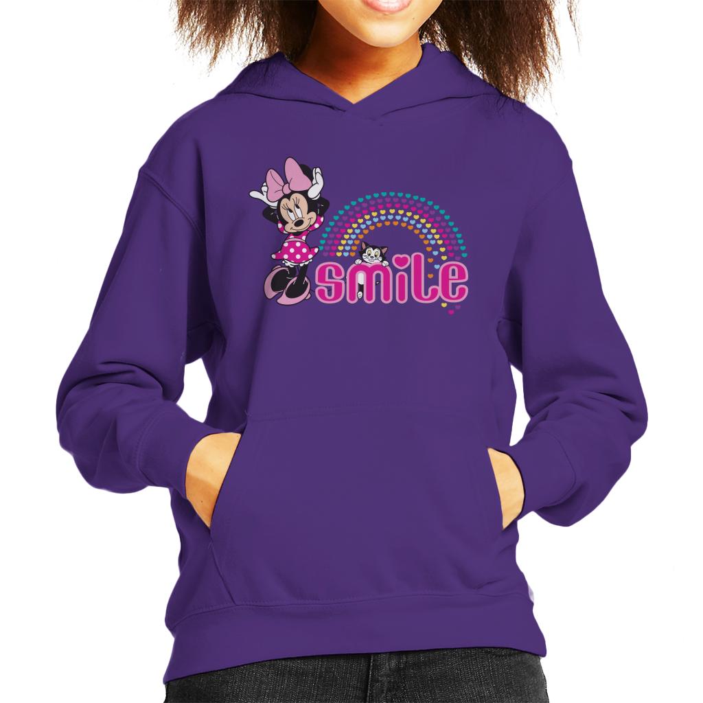 Disney Minnie Mouse And Figaro Smile Hearts Kid's Hooded product image 4