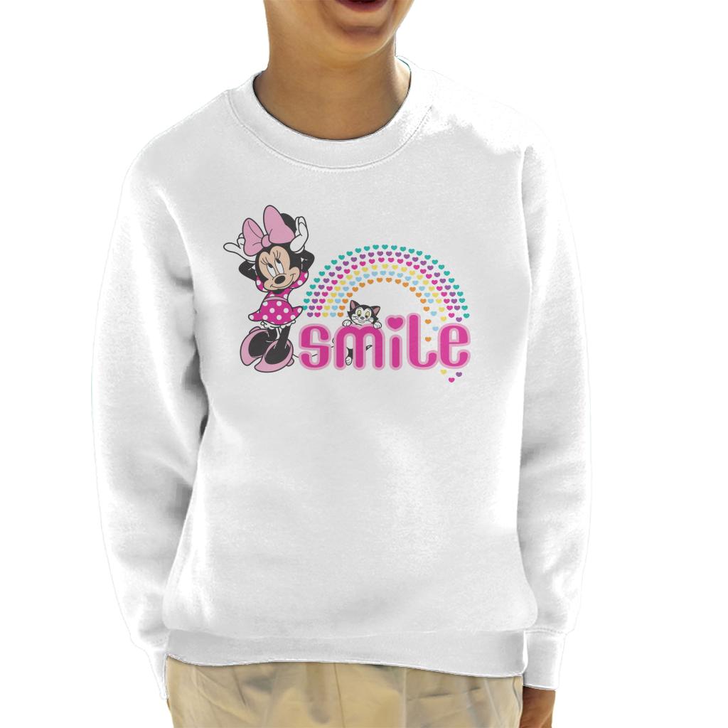 Disney Minnie Mouse And Figaro Smile Hearts Kid's Sweatshirt product image 6