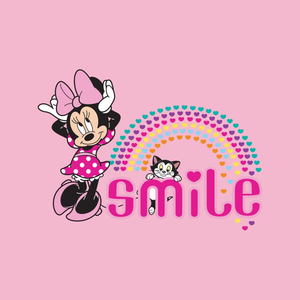 Disney Minnie Mouse And Figaro Smile Hearts Kid's T-Shirt product image 2