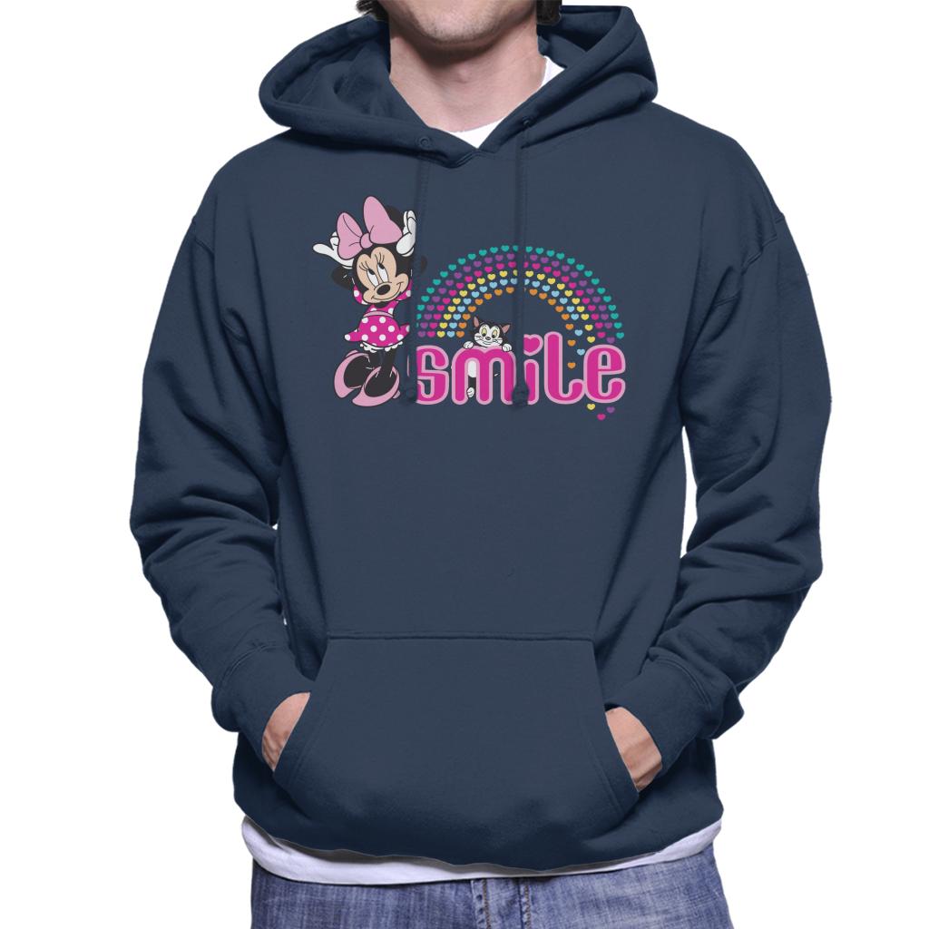 Disney Minnie Mouse And Figaro Smile Hearts Men's Hooded product image 4