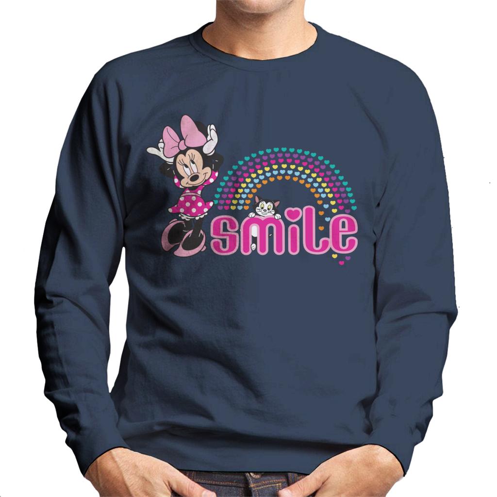 Disney Minnie Mouse And Figaro Smile Hearts Men's Sweatshirt product image 4