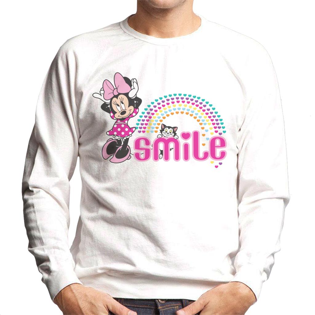 Disney Minnie Mouse And Figaro Smile Hearts Men's Sweatshirt product image 1
