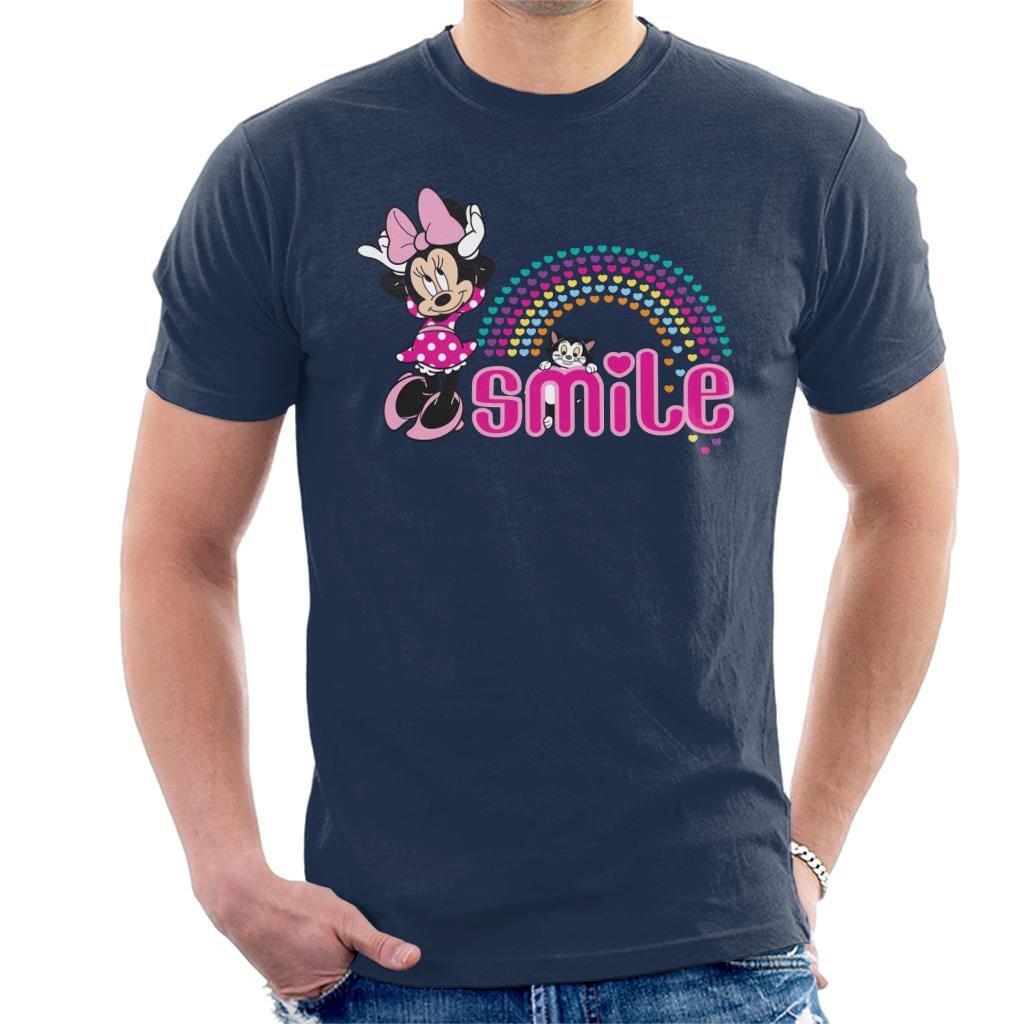 Disney Minnie Mouse And Figaro Smile Hearts Men's T-Shirt product image 4