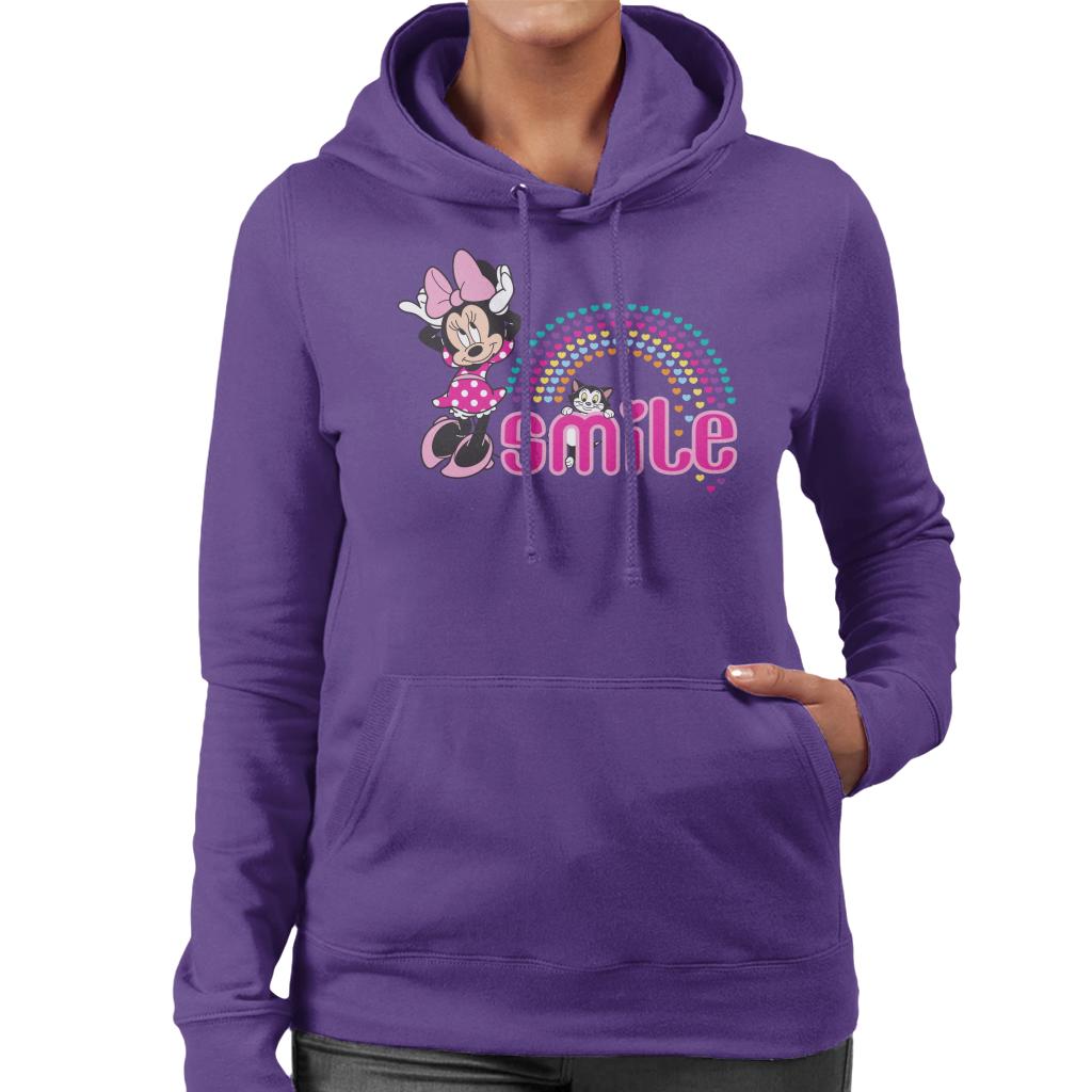 Disney Minnie Mouse And Figaro Smile Hearts Women's Hooded product image 6