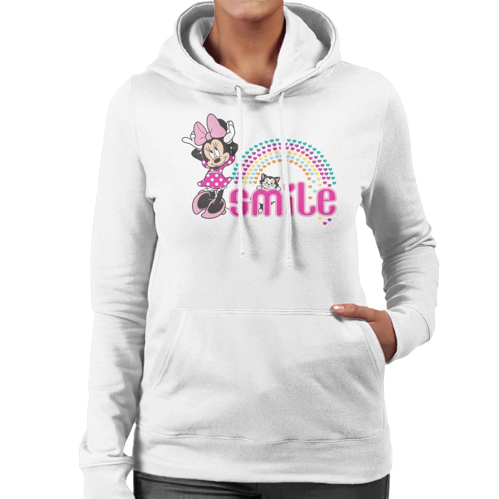 Disney Minnie Mouse And Figaro Smile Hearts Women's Hooded product image 1