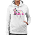 Disney Minnie Mouse And Figaro Smile Hearts Women's Hooded product image 1