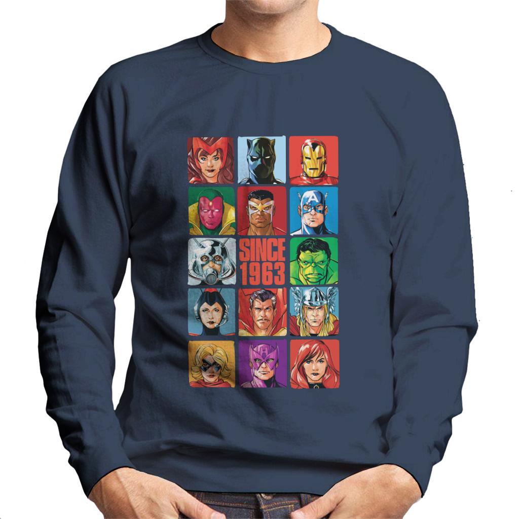 Marvel Avengers Headshot Tiles Since 1963 Men's Sweatshirt product image 6