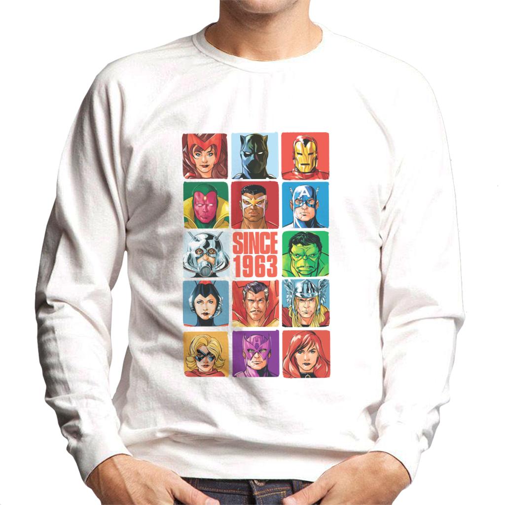 Marvel Avengers Headshot Tiles Since 1963 Men's Sweatshirt product image 4