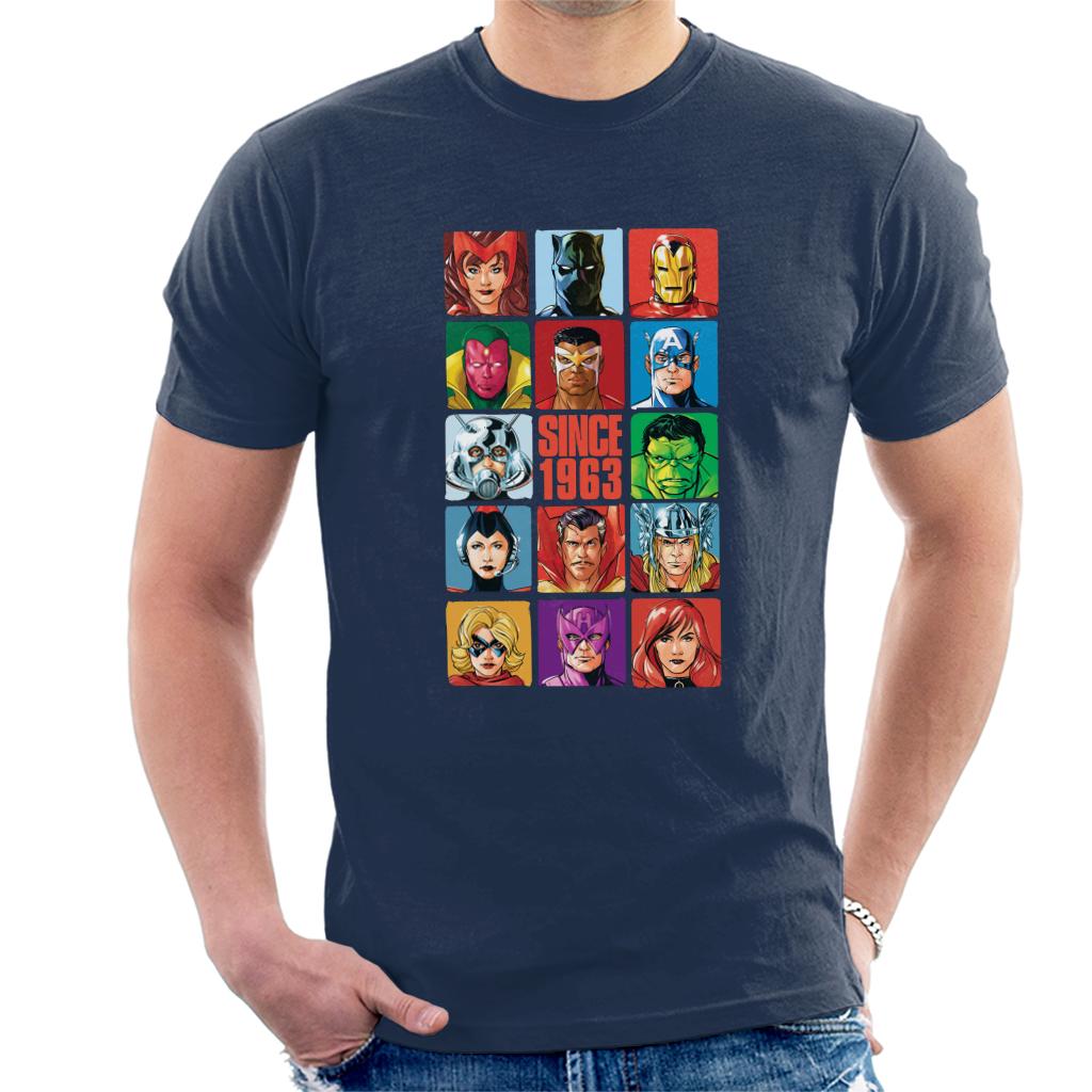 Marvel Avengers Headshot Tiles Since 1963 Men's T-Shirt product image 6