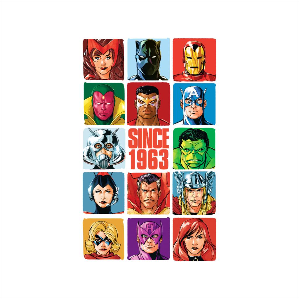 Marvel Avengers Headshot Tiles Since 1963 Men's T-Shirt product image 5