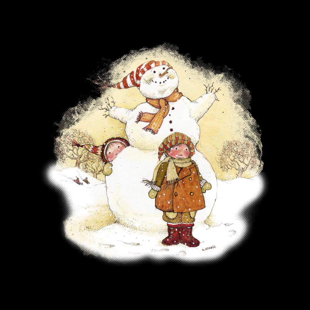 Holly Hobbie Christmas Snowman Women's T-Shirt product image 2