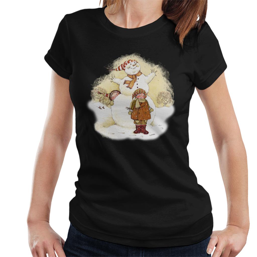 Holly Hobbie Christmas Snowman Women's T-Shirt product image 1