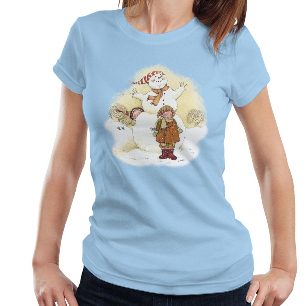 Holly Hobbie Christmas Snowman Women's T-Shirt product image 5