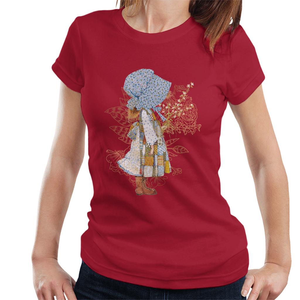 Holly Hobbie Classic Hat And Flowers Women's T-Shirt