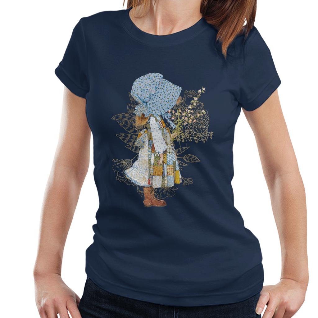 Holly Hobbie Classic Hat And Flowers Women's T-Shirt
