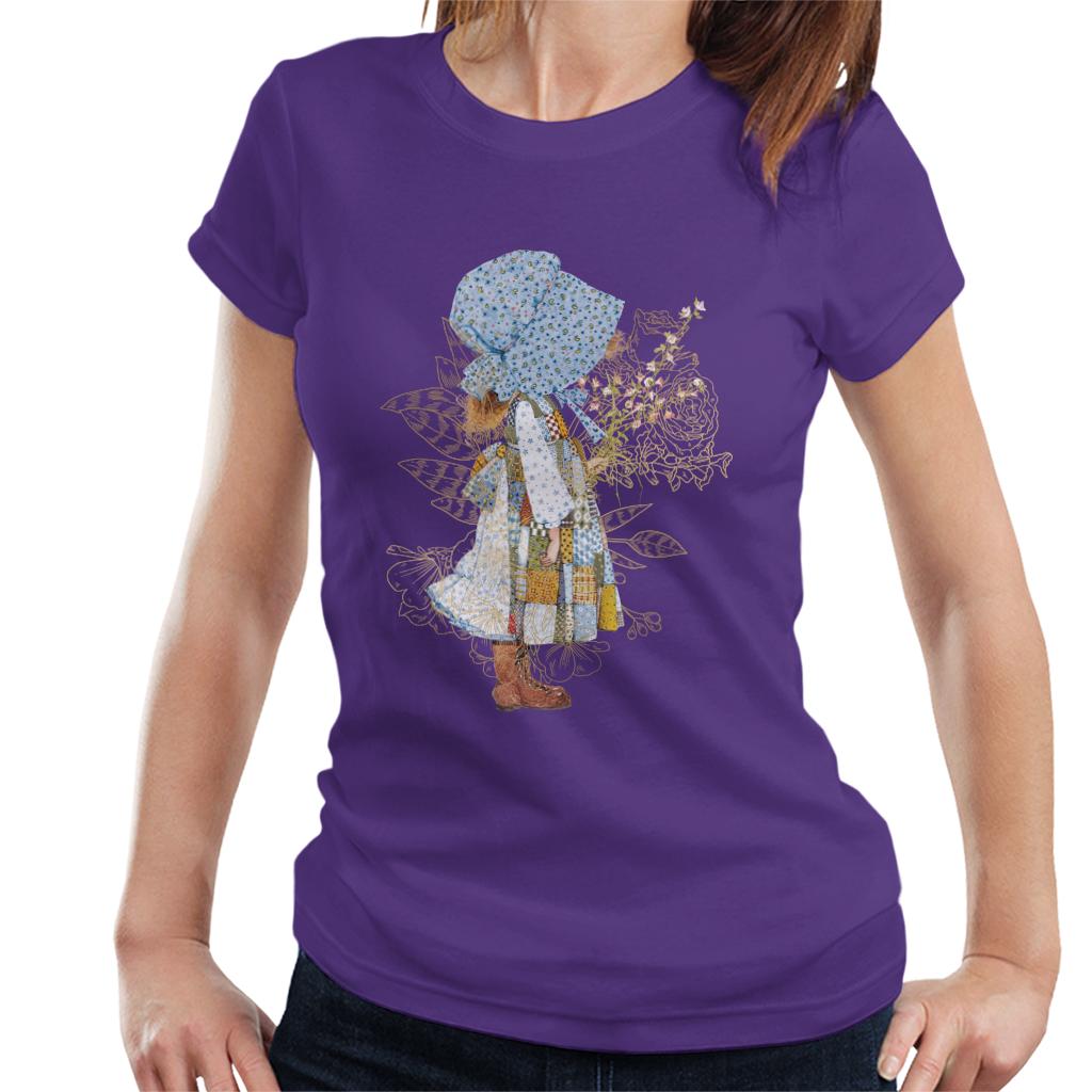 Holly Hobbie Classic Hat And Flowers Women's T-Shirt