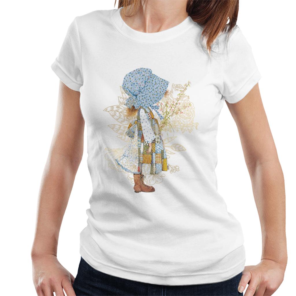 Holly Hobbie Classic Hat And Flowers Women's T-Shirt