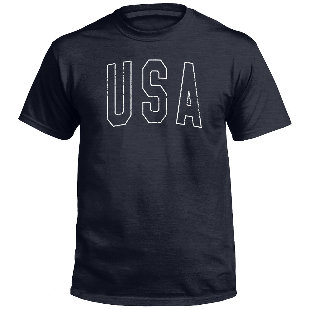 USA Collegiate Solid White (Front)