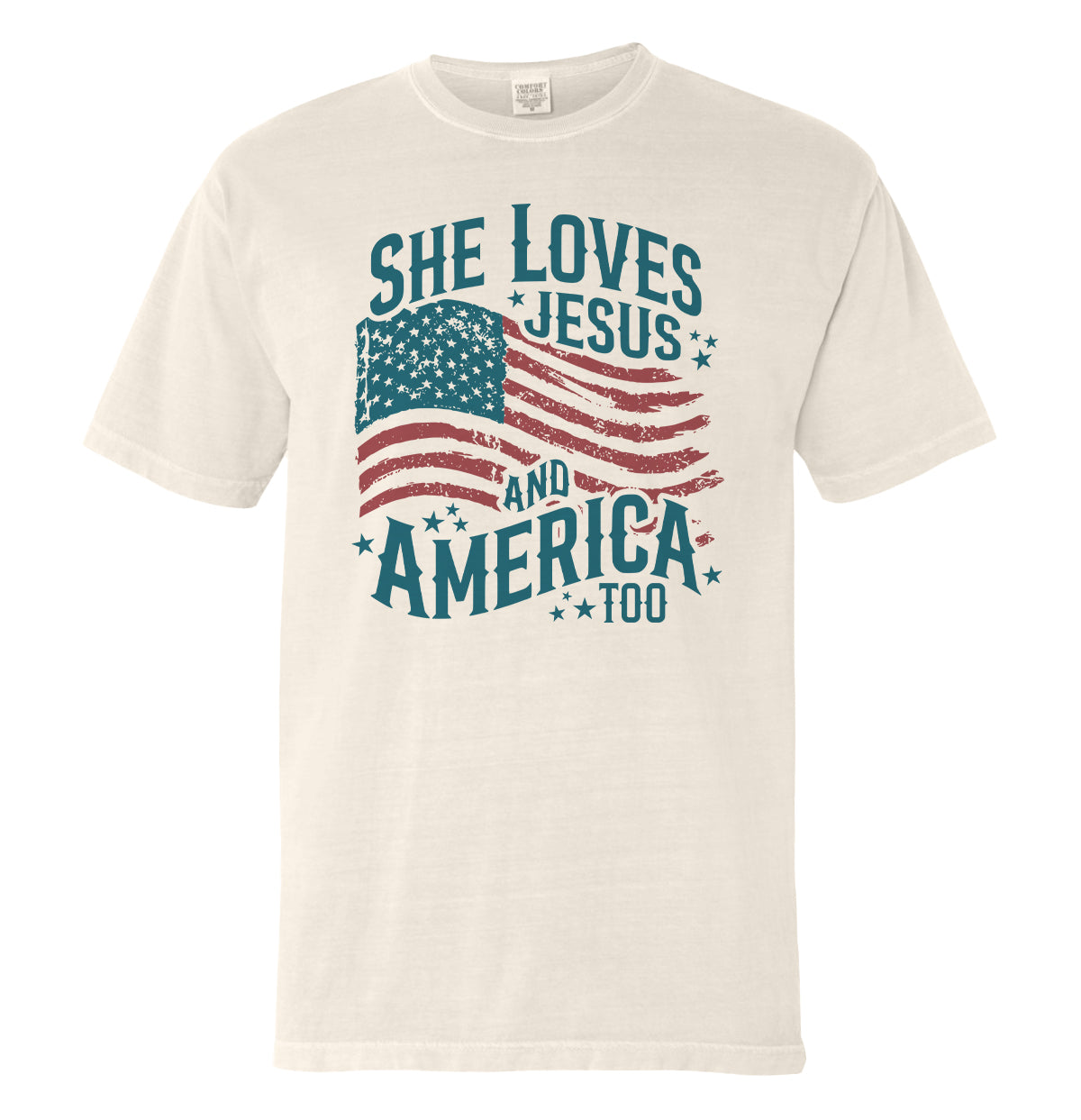 She Loves Jesus And America Too (Front)