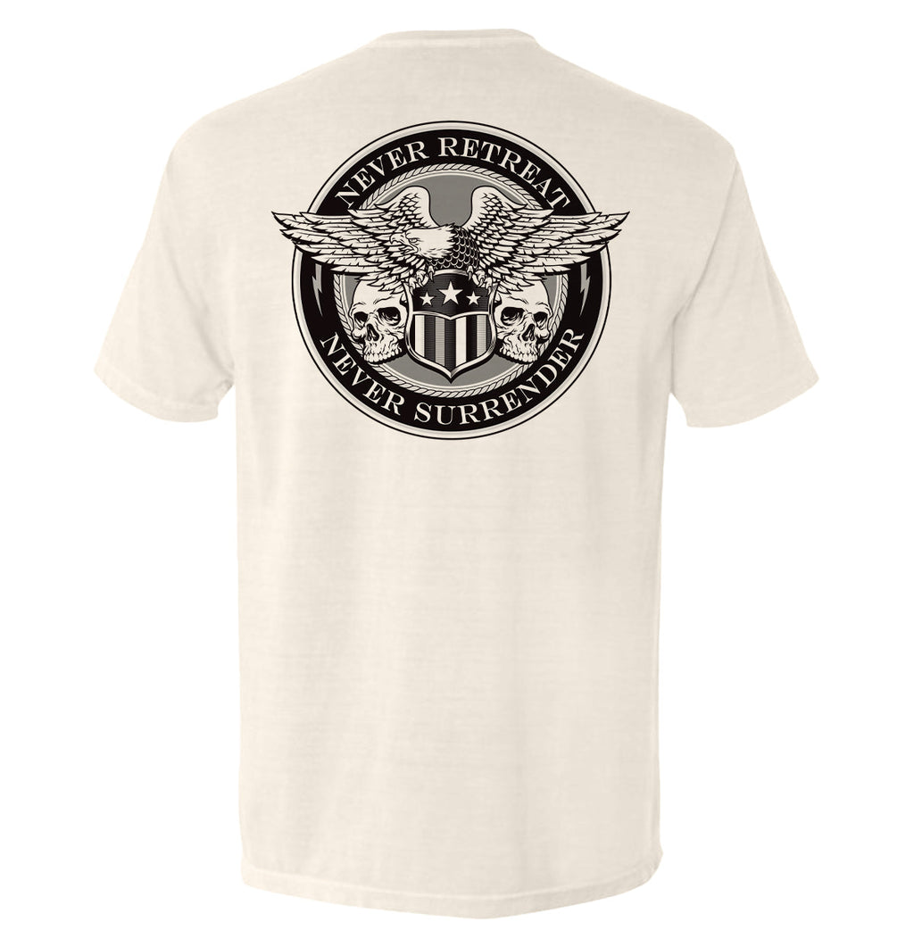 Never Retreat Never Surrender Skulls