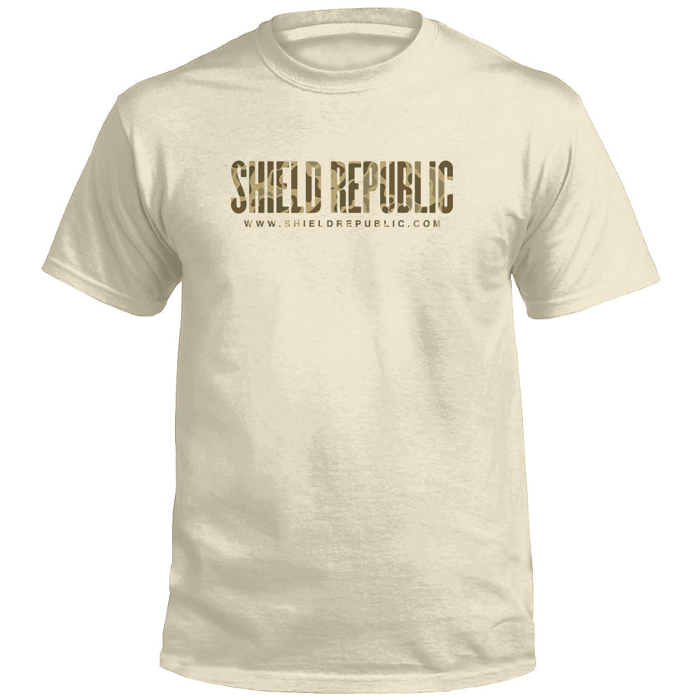 Shield Republic Duck Camo Banner Text (Front)